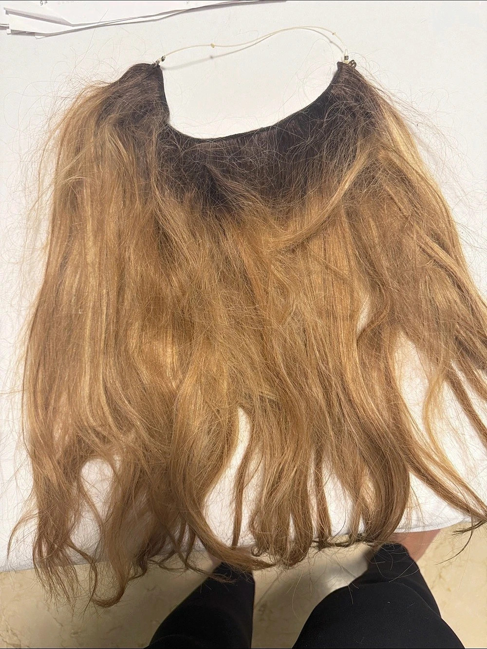 Brown Hair Extension Piece weft